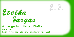 etelka hargas business card